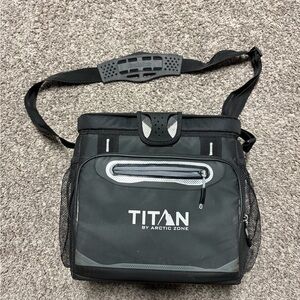 Titan Arctic Zone Black and Gray Lunchbox/Cooler
